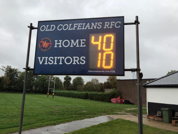 Scoreboard from Aysleford