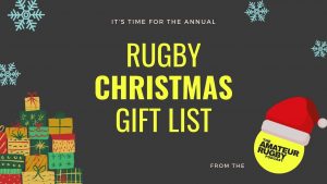 RUGBY Christmas gift list from The Amateur Rugby Podcast